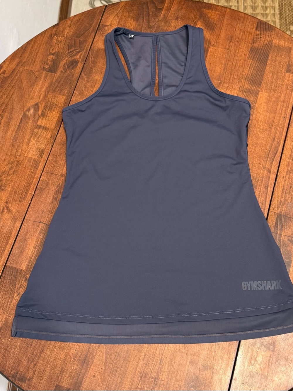 Gymshark Women's XS Dark Navy Grey Racerback Tank